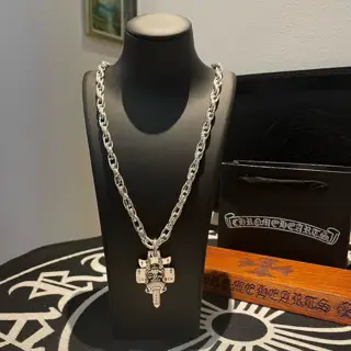 Chrome Hearts classic vintage hoop necklace