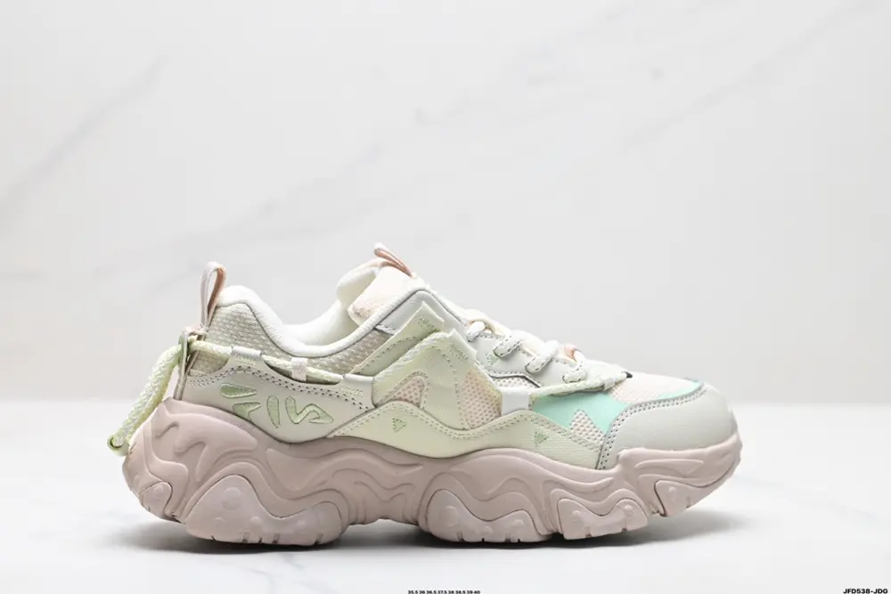 Fila FLUID 5 Cat Claw 5.0 Simple and comfortable Non-slip wear-resistant low-top dad shoes F12W432101FGO