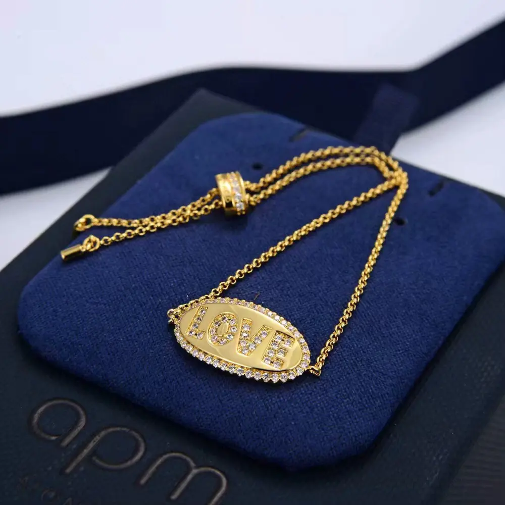Apm monaco LOVE Couple Confession Letter Bracelet for Women