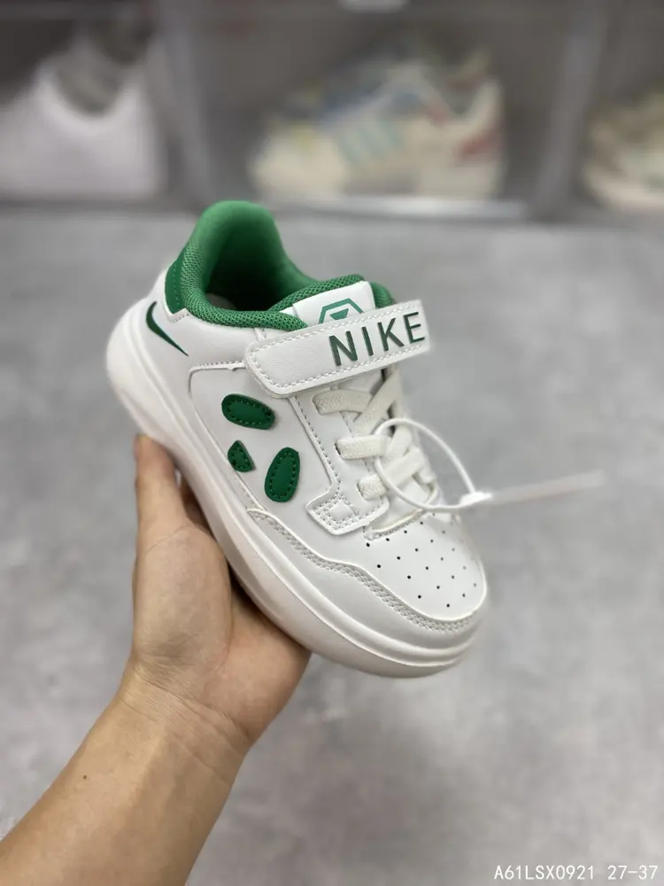 Nike low-top versatile thick-soled height-enhancing casual children’s sports sneakers CI0919