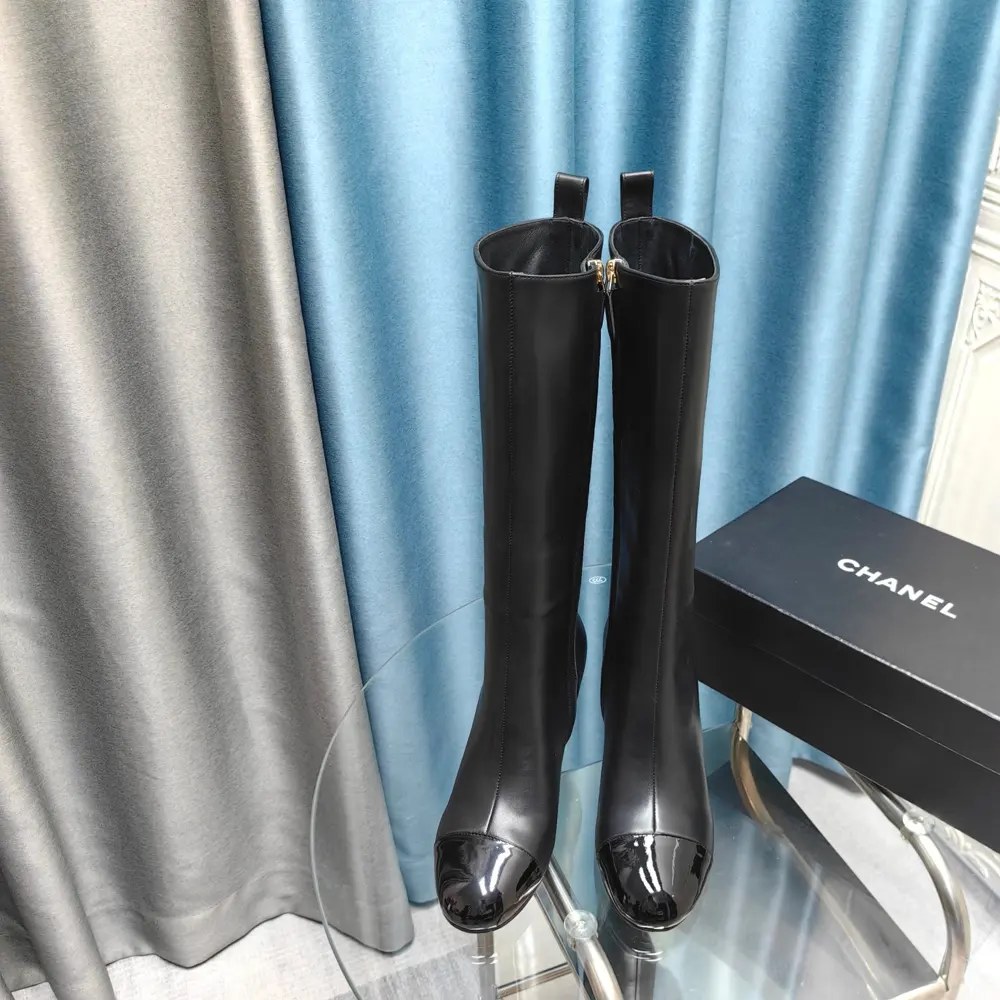 Chanel boots are a very textured style