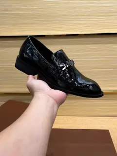 Armani leather shoes. Upper
