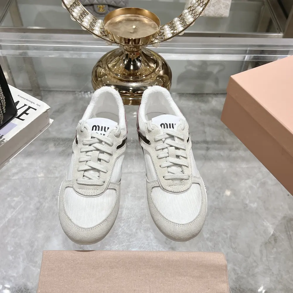 MiuMiu breathable mesh casual shoes