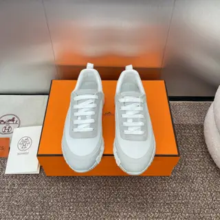 Hermes 2024 autumn and winter classic couple style Bouncing casual lace-up versatile sports
