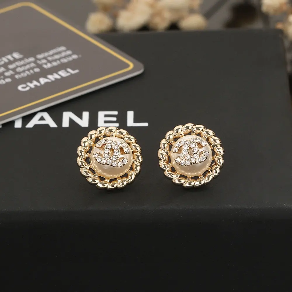 Chanel Classic Double C Earrings