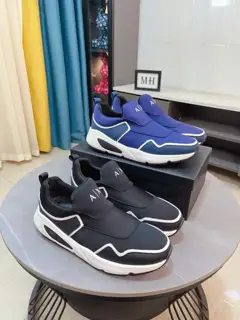 Armani men’s casual shoes are now available. The upper