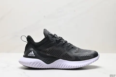 Adidas AlphaBOUNCE M Alpha high elastic horse brand shark gill pattern outsole leisure B43615