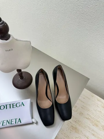 BOTTEGA VENETA knot heel single shoe BV Knot series metal heel slippers high heel single