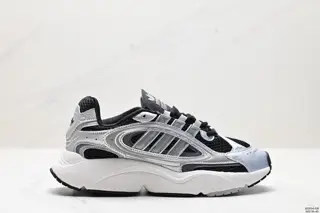 Adidas OZMILLEN Adidas retro black and silver color matching low-top cushioning sports IF6582