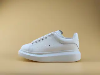 McQueen white shoes