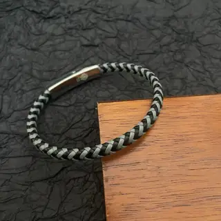 Chrome Hearts Classic Vintage Leather Bracelet