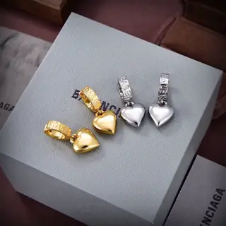 Balenciaga square diamond earrings