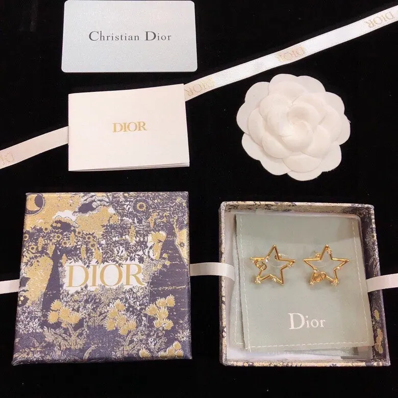 Dior’s most popular fashion item nowadays is the five-pointed star ⭐ earrings. This season