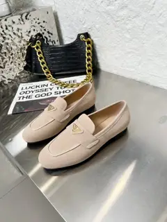 Prada classic triangle logo loafers series