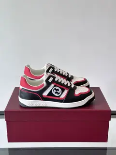 Gucci sneakers This low-top sneaker features a basketball-inspired silhouette with cutout
