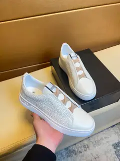 BOSS unique modern style sneakers. Original leather for casual loafers Pig lining (no
