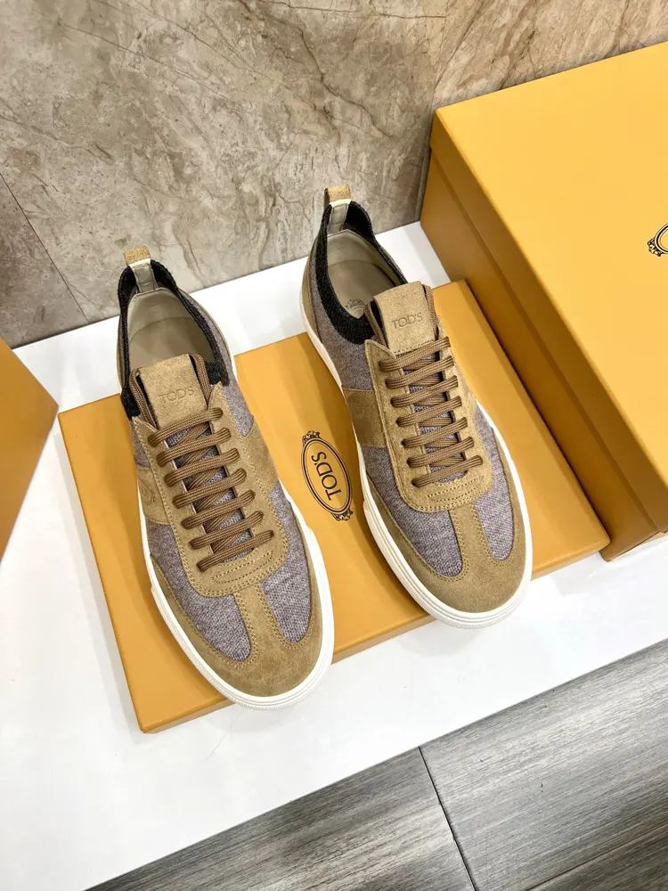 Tods Men’s Flyknit Casual Sneakers