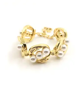 Chanel Heavy CC Pearl Bracelet