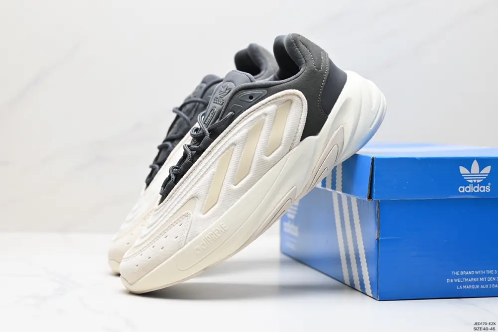 Adidas Ozelia Water Pipe 2.0 Retro Sports Daddy Shoes The font on the side of the outsole GW0613