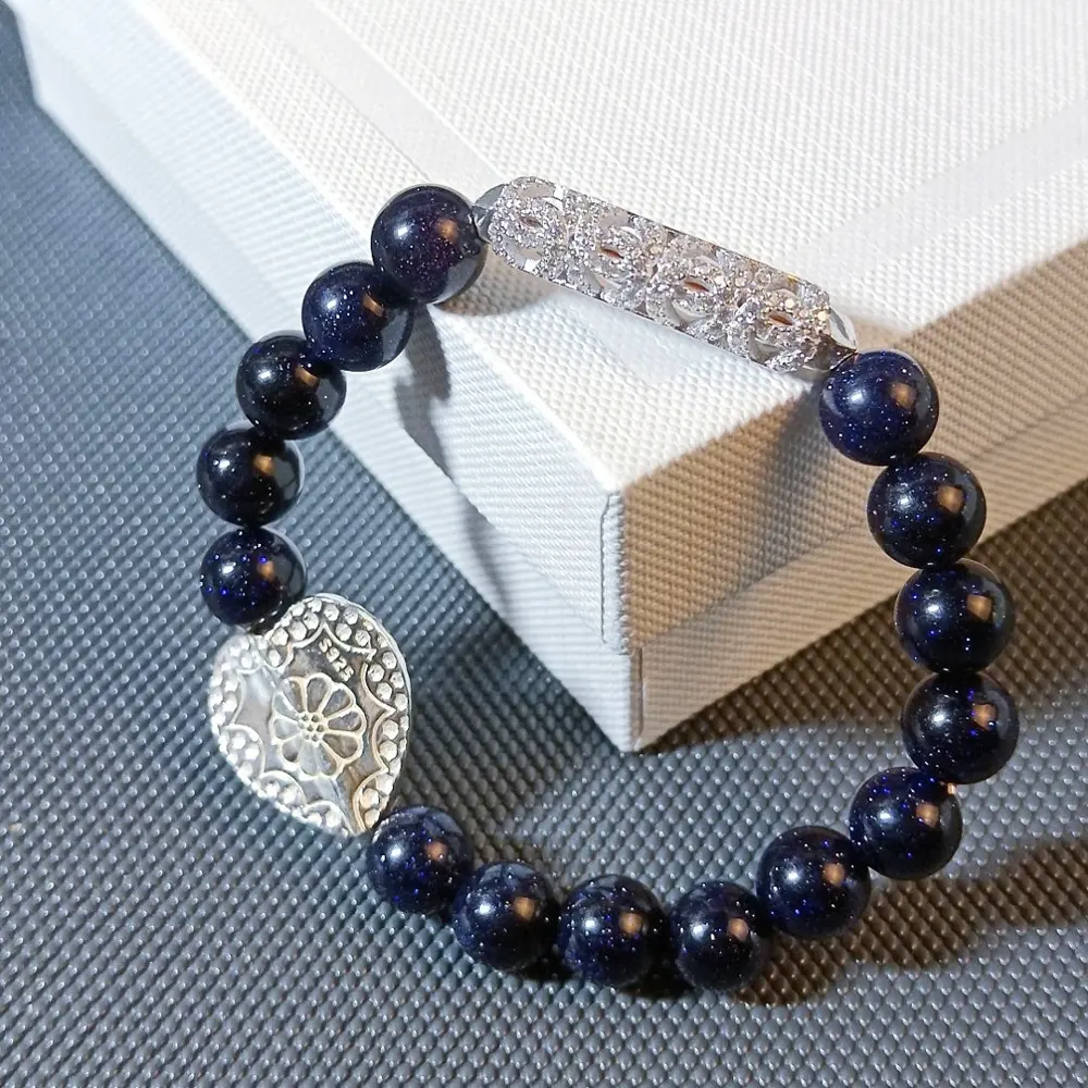 Chanel Colorful Purple Sands Star Letter Bracelet