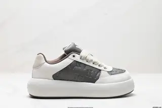MLB retro thick-soled contrasting color large logo bread shoes warm height-enhancing 3ASXBMN4N