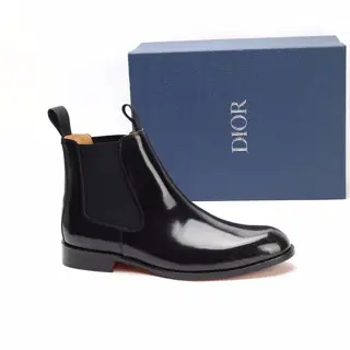 Dior men’s high-top ankle boots|Purely handmade|Imported top-grain leather inside and