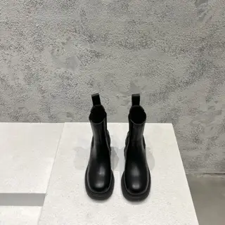 BOTTEGA VENETA new high-heeled thick-soled mid-calf boots