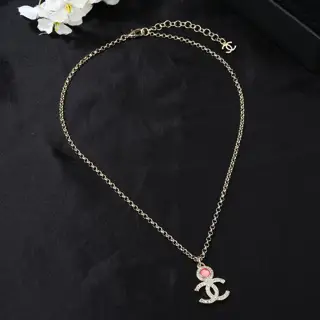 Chanel Double C Heart Necklace