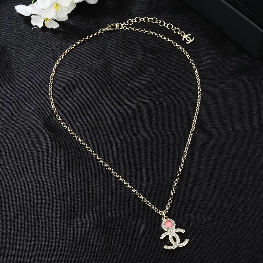 Chanel Double C Heart Necklace