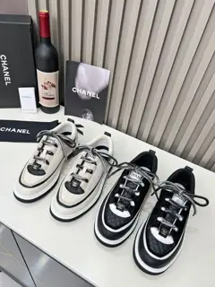 Chanel early spring casual sneakers thick sole