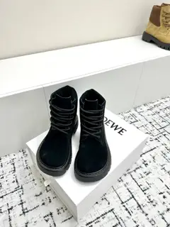 Loewe 2024ss lace-up Martin boots