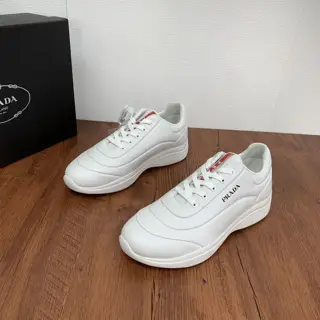 Prada men’s lace-up casual sneakers