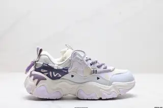 Fila FLUID 5 Cat Claw 5.0 Simple and comfortable Non-slip wear-resistant low-top dad shoes F12W432101FGO