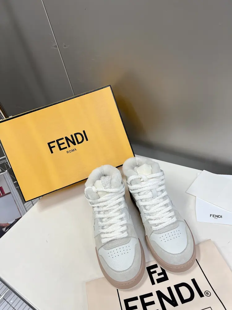 Fendi classic hit series couple casual sneakers