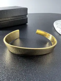 Yves Saint Laurent irregular metal bracelet