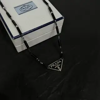 PRADA Triangle Necklace A popular new product