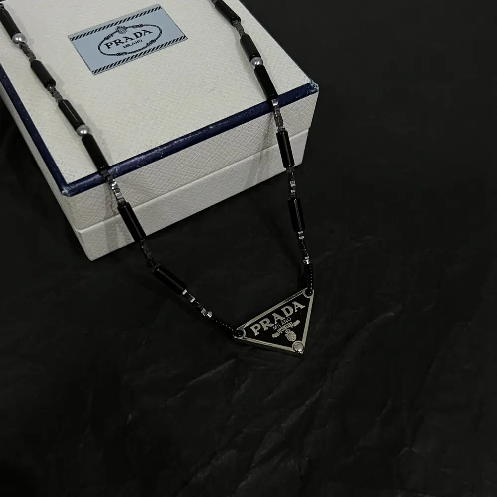 PRADA Triangle Necklace A popular new product