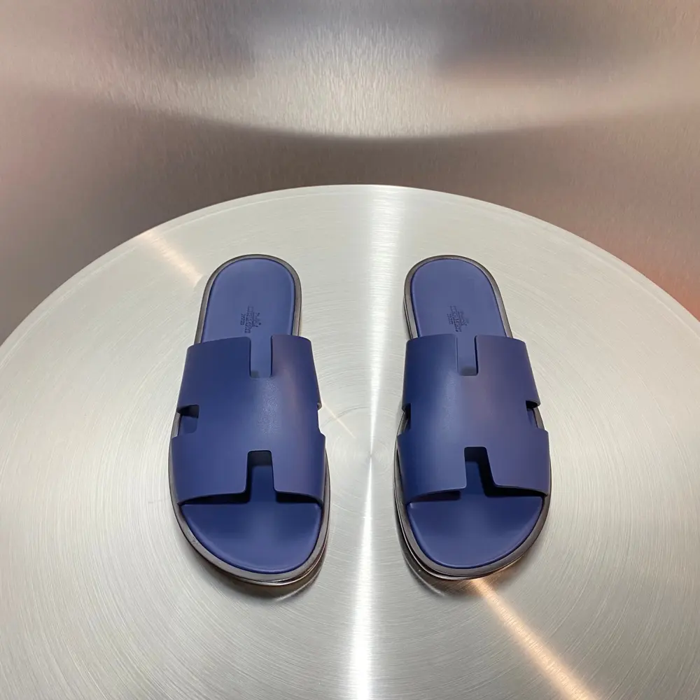 Hermès Classic H Slippers ~ High-end men’s sandals• beach shoes slippers ~ counter