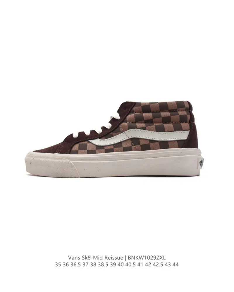 Vans SK8-Mid Reissue S improved canvas casual sports vulcanized skateboard shoes