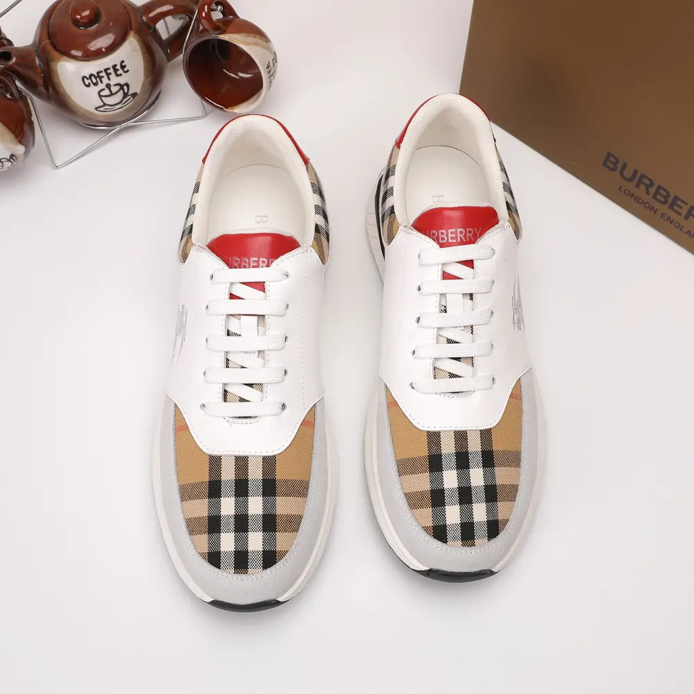 Burberry Original cowhide imported from Italy with original mesh fabric splicing design