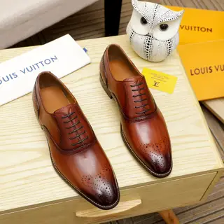 Louis Vuitton new men’s casual business leather shoes