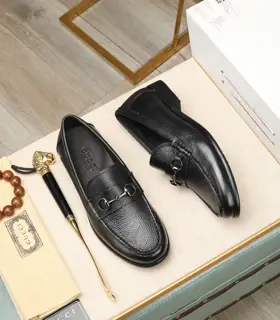 Gucci formal leather shoes Italy imported cowhide + top imported water-dyed cowhide lining