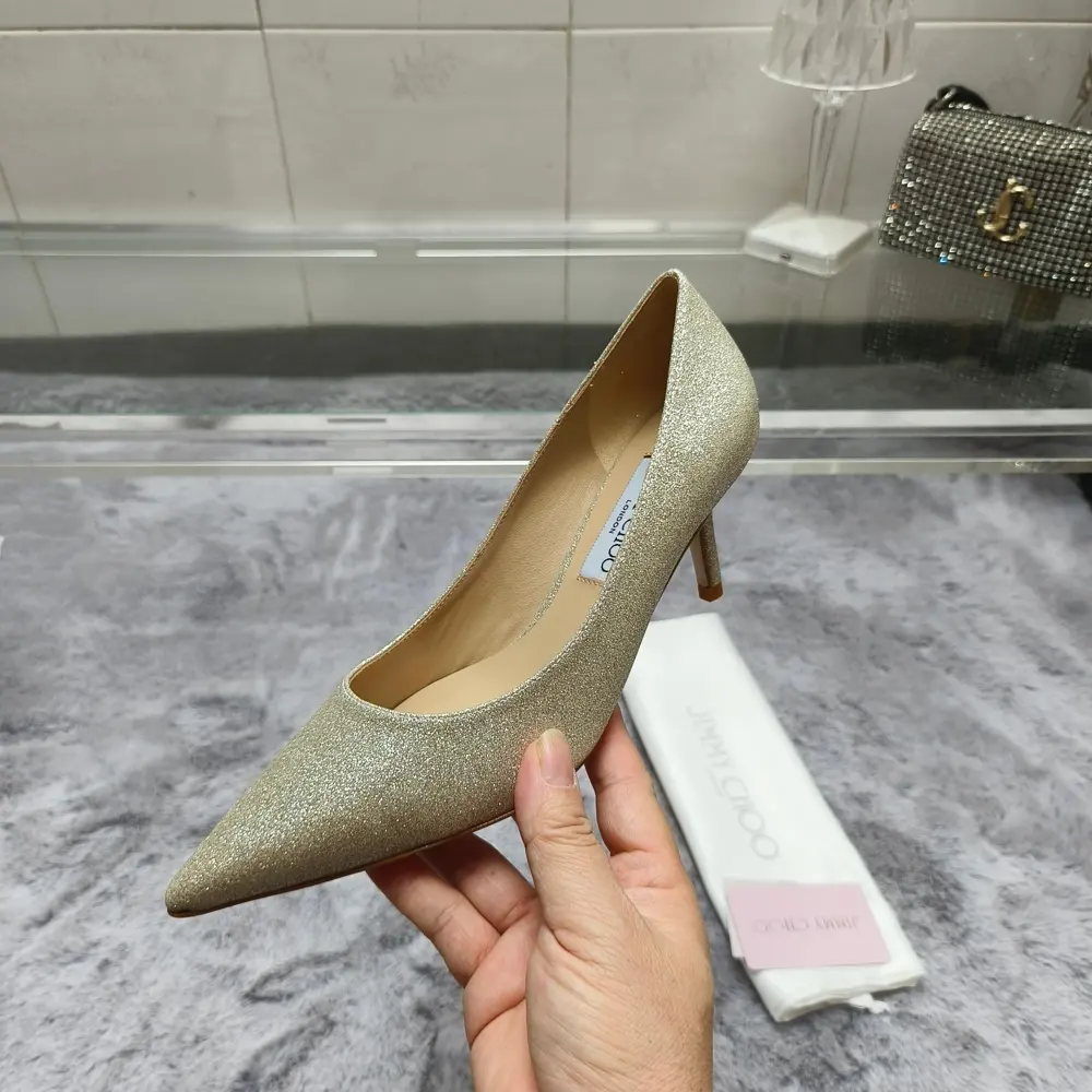 JIMMY CHOO Jimmy Choo sequin classic women’s shoes