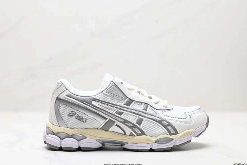 ASICS/Asics GEL-NYC 2055 breathable mesh upper with some synthetic leather material. Adopts 1203A542-020