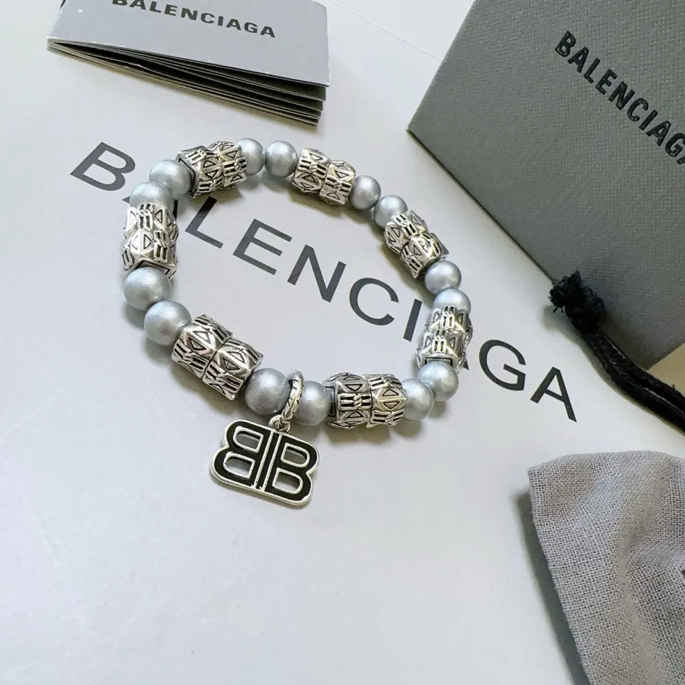 Balenciaga liquid metal silver Balenciaga bracelet