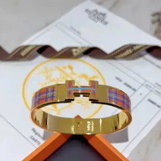 Hermes bracelet v gold original custom Hermes bracelet enamel craftsmanship is too