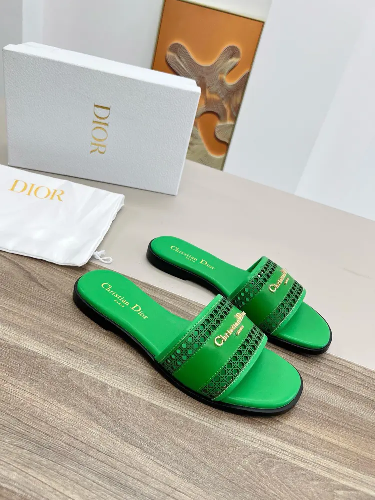Dior classic style single shoes sandals slippers cloth shoes…Continuously update colors