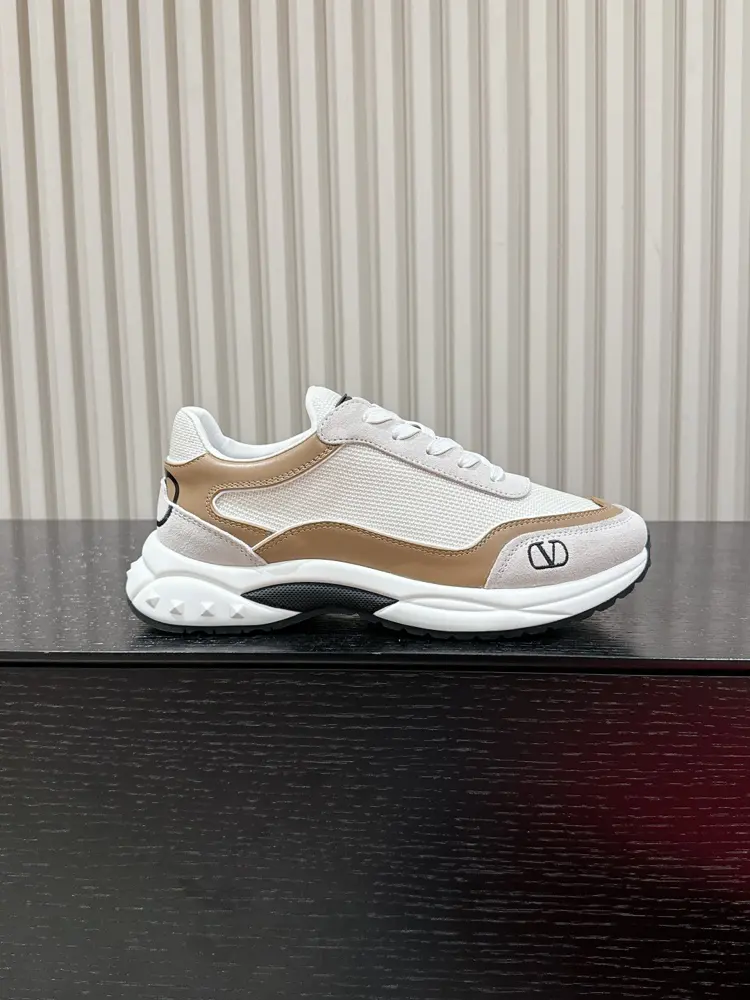 Valentino new style embroidered micro logo contrasting casual sports shoes