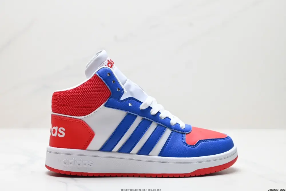 Adidas neo Hoops 2.0 Mid synthetic leather non-slip wear-resistant Adidas mid-top sneakers FV2729