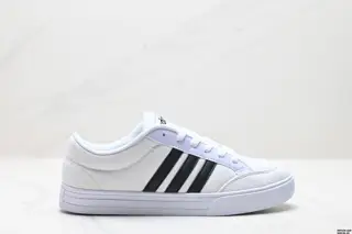 Adidas VS SET Clover Canvas Upper Casual Campus Low-top Couple Sneakers AW3890